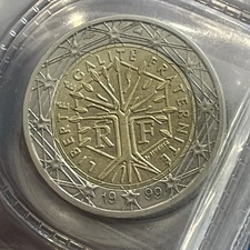Moneta da 2 euro rara Da Collezione Francia 1999 perfette condizioni e di valore