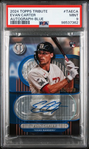 2024 topps tribute - evan, carter