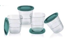 Tupperware Bicchieri Con Coperchio  Ermetici Per Dolce O Salato Monoporzione 