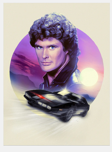 Poster knight rider kitt - rider,