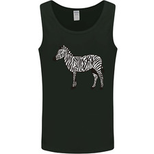 Un Zebra Uomo Canotta Maglia