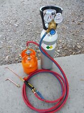 Kit saldatura autogena riduttori , cannello , tubi   bombole