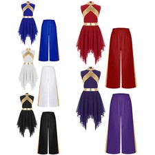 Abito patchwork bambina bambina vestito contemporaneo cerimonia vestaglia e pantaloni