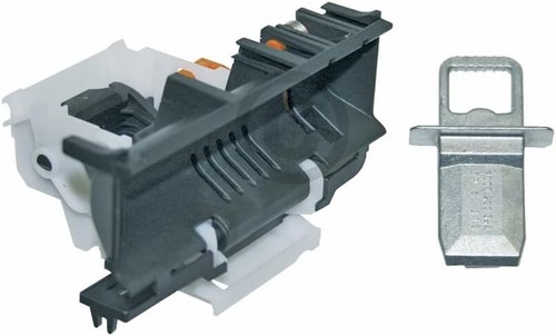 Serratura porta con - , piastra