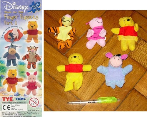 Winnie pooh finger puppets - pooh,