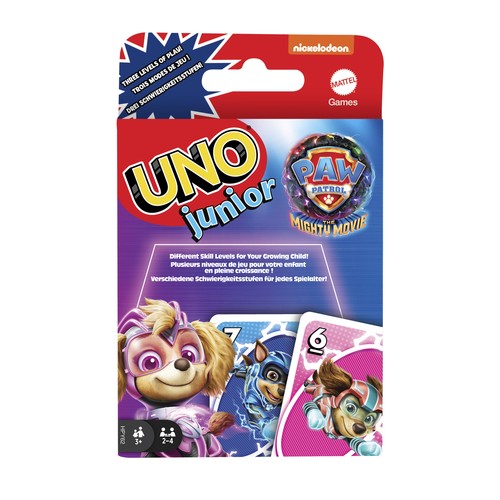Uno junior paw patrol - junior, mattel