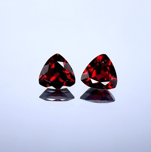 Granato rosso sfaccettato