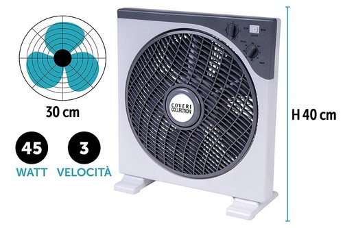 Ventilatore tavolo 220v 45w - da,