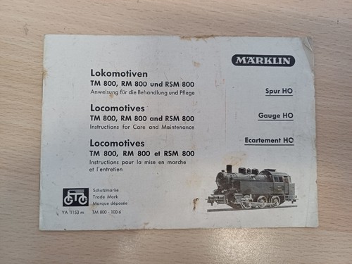 Depliant trenini marklin - depliant,