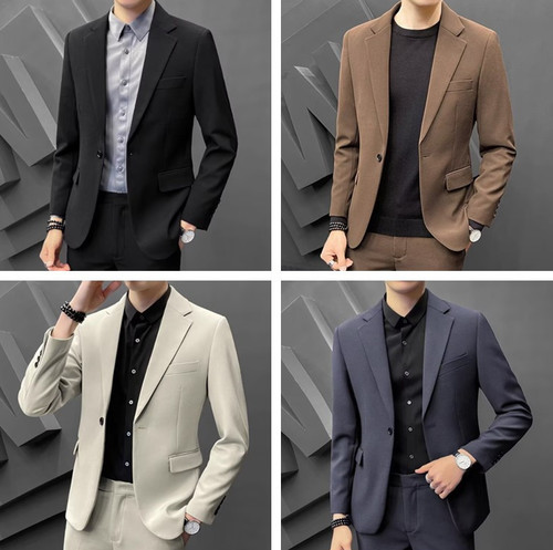 Blazer uomo bottone casual - uomo, un