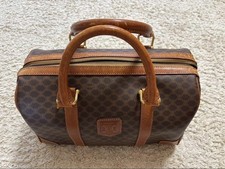 Borsa Celine Boston in pelle marrone vintage USATA dal Giappone