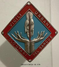 VIGILI URBANI VOLONTARI DEL SANGUE SCUDETTO DA BRACCIO PER ASSOCIATI
