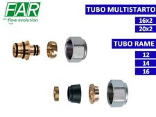 Raccordo Adattatore FAR 24X19 Multistrato 16 e 20 o Rame 12-14-16 Per Collettore