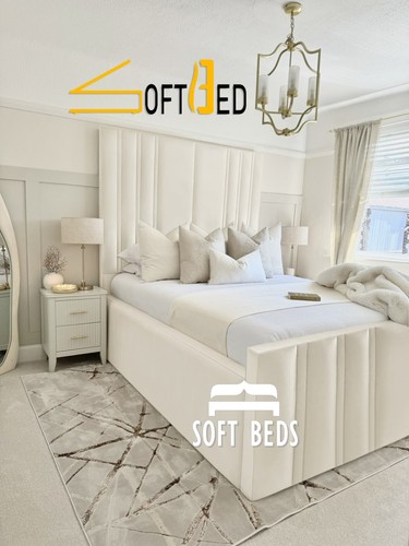 Struttura letto velluto