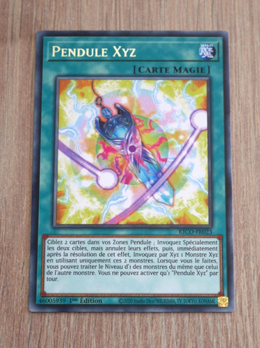 Carte pendule xyz - !,