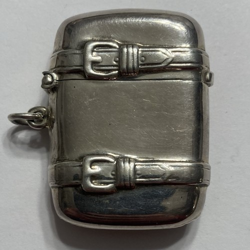 Sterling silver vesta match - sterling,