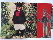 ? Vintage Cartoline bambina con costumi sardi, sardegna