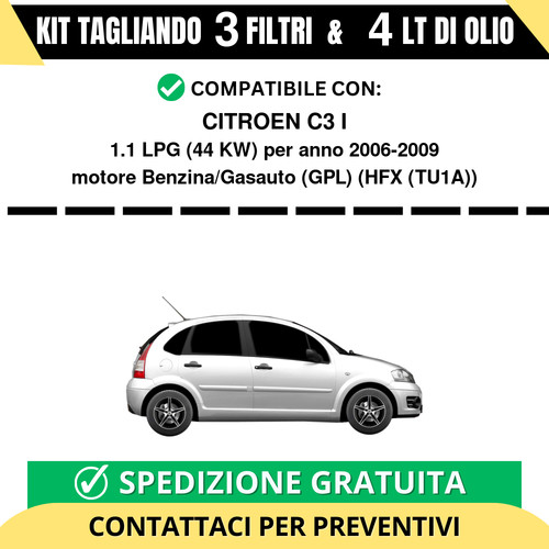 Tagliando per citroen - tagliando, c3