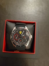 Orologio Uomo Ferrari Scuderia Speedracer Quadrante Nero Cinturino Silicone Quarzo 0830683