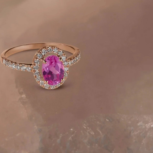 Anello fidanzamento oro - di, in