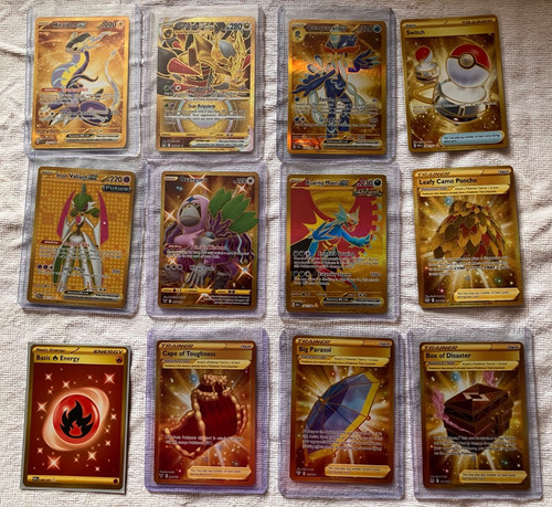 Pokémon gold cards - gold,