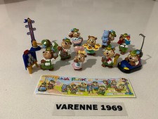 KINDER ORSETTI LUNA PARK ITALIA SERIE COMPLETA + CARTINA