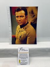William Shatner autografo Star Trek 8 1/4” X 11 3/4” con certificato di autenticità