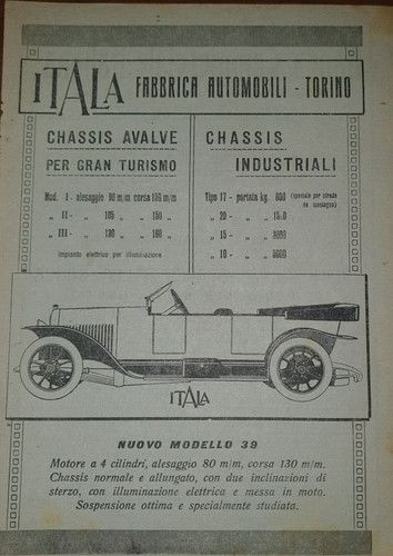 Itala auto chassis - auto,