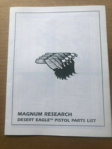 Pistol parts list - parts, for