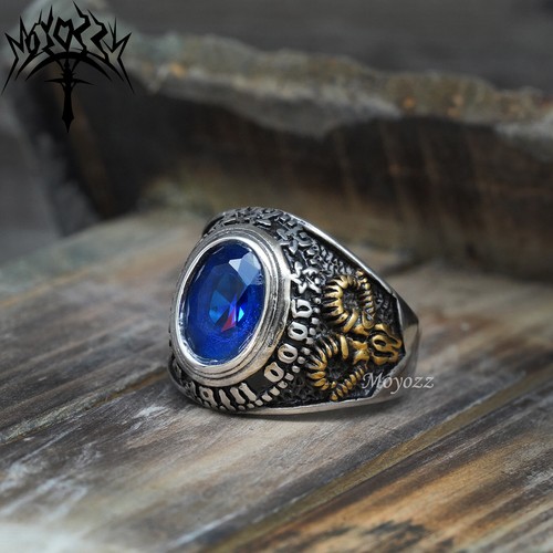Anello uomo oro satanico - uomo,
