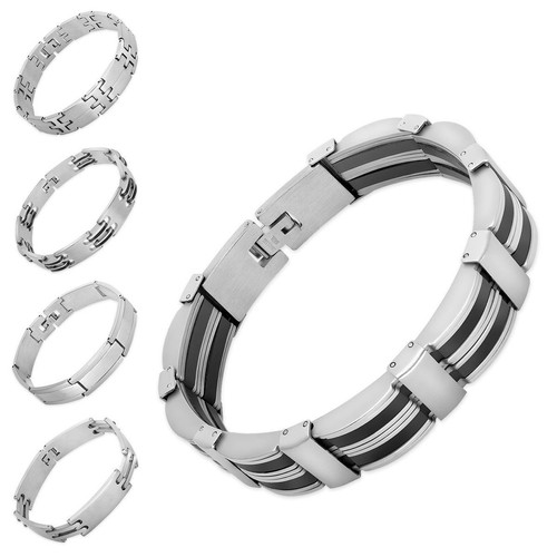 Uomo bracciale acciaio - uomo, inox