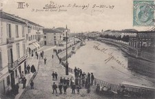 A3037) ADRIA (ROVIGO), IL BACINO DEL CANAL BIANCO. VIAGGIATA.