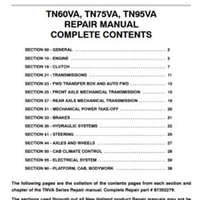 New Holland TN60VA, TN75VA