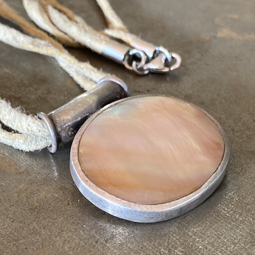 Sterling silver abalone mop - sterling,