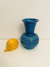 🟠 Aldo Londi per Bitossi vaso in ceramica serie Rimini Blu anni 60 70