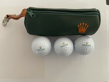 Borsa portapalline Rolex con 3 palline mai usate