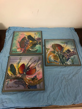 SET 3 BATIK INDONESIANI ORIGINALI  CON CORNICE