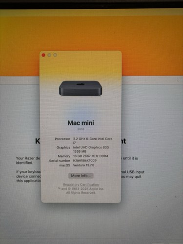Apple mac mini 2018 - apple, i7