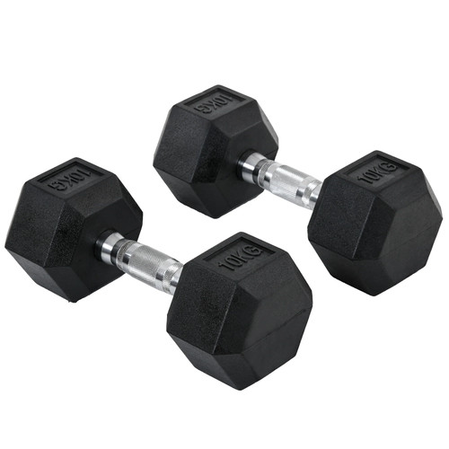 Hexagonal dumbbells kit weight - kit,