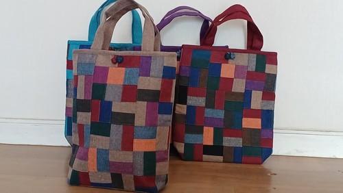 Borsa tradizionale patchwork