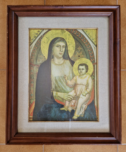 Quadro tela madonna con - quadro,
