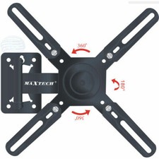 Staffa Porta SMARTTV LED Supporto Parete Braccio 1 Snodo x TV Da 14 a 47 Pollici