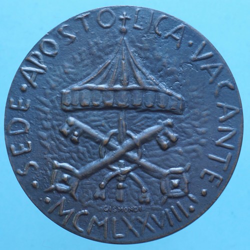 Sede vacante medaglia 1978 - sede,