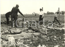 1957 RHO Frazione PASSIRANA Esplosione fabbrica di fuochi artificiali - Macerie