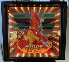 Quadro ricavato da vetro flipper originale anni 90. In perfette condizioni.