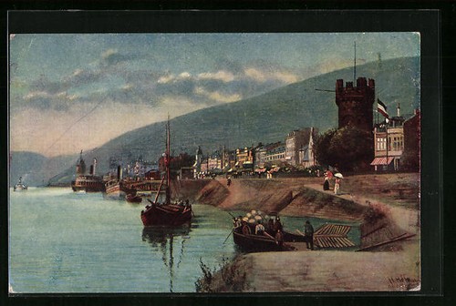 Rüdesheim riva con - a., rh.,