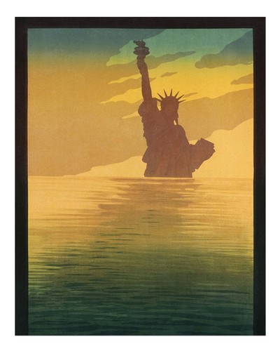 Poster arte parete statua - parete,