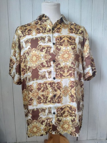 Camicia baroque gold drill - camicia,