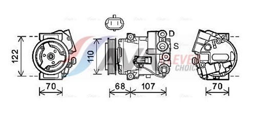 Compressore aria condizionata - compressore,