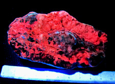 Minerali  Fluorescente  ARAGOSTRONZIANITE gr. 184  cm 9,5x5x4  Boccheggiano GR